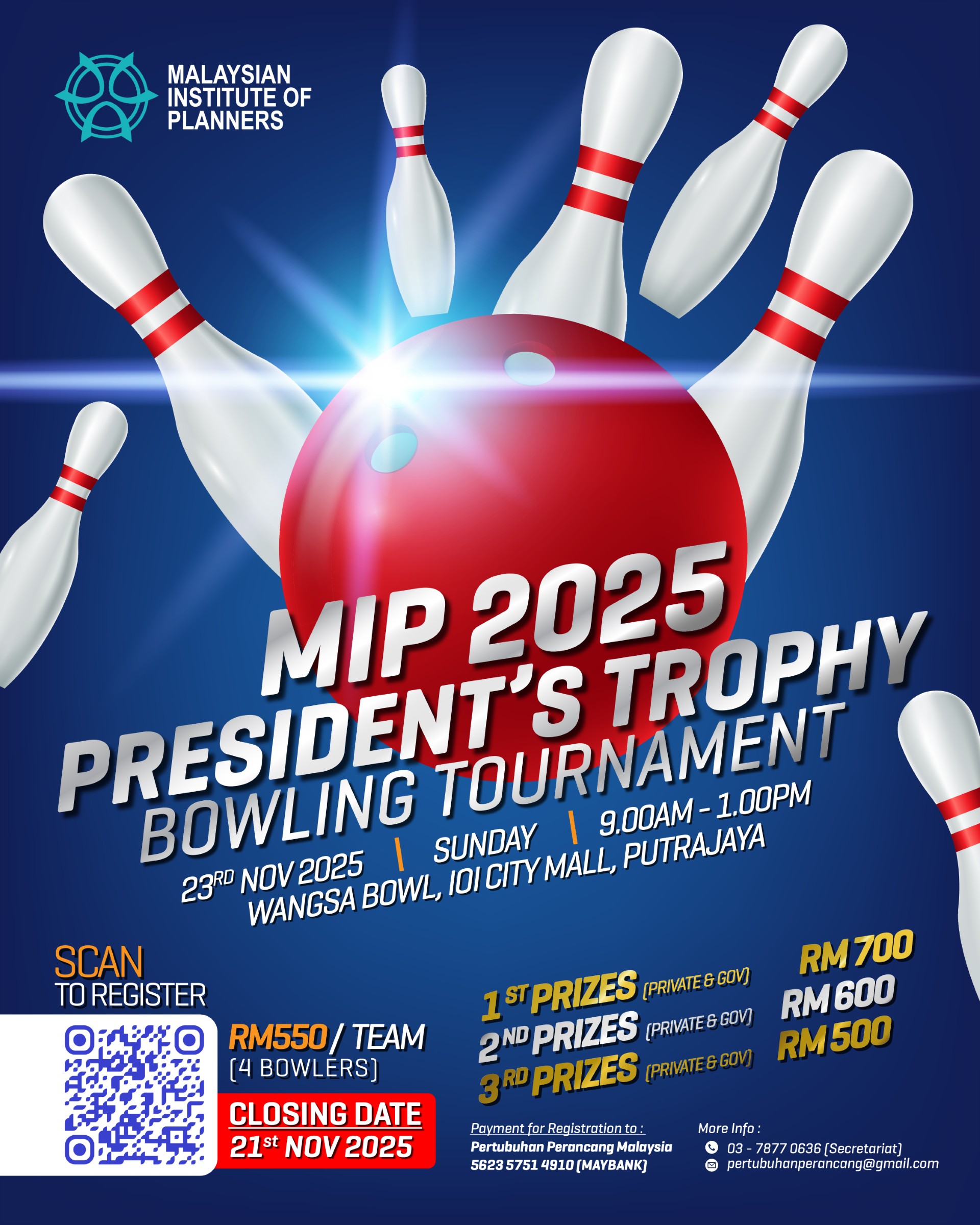 Kejohanan Bowling MIP 2025 – President’s Trophy